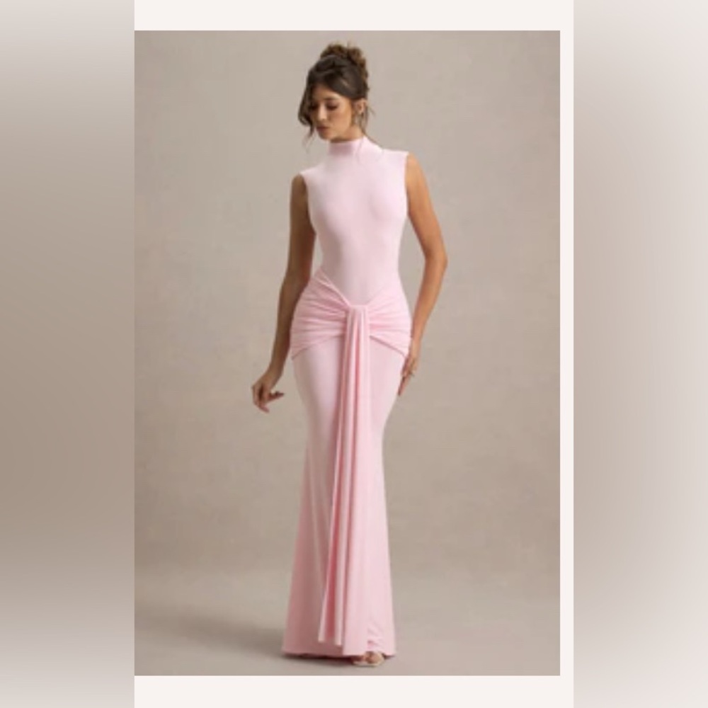 Club L London Pink Maxi Dress